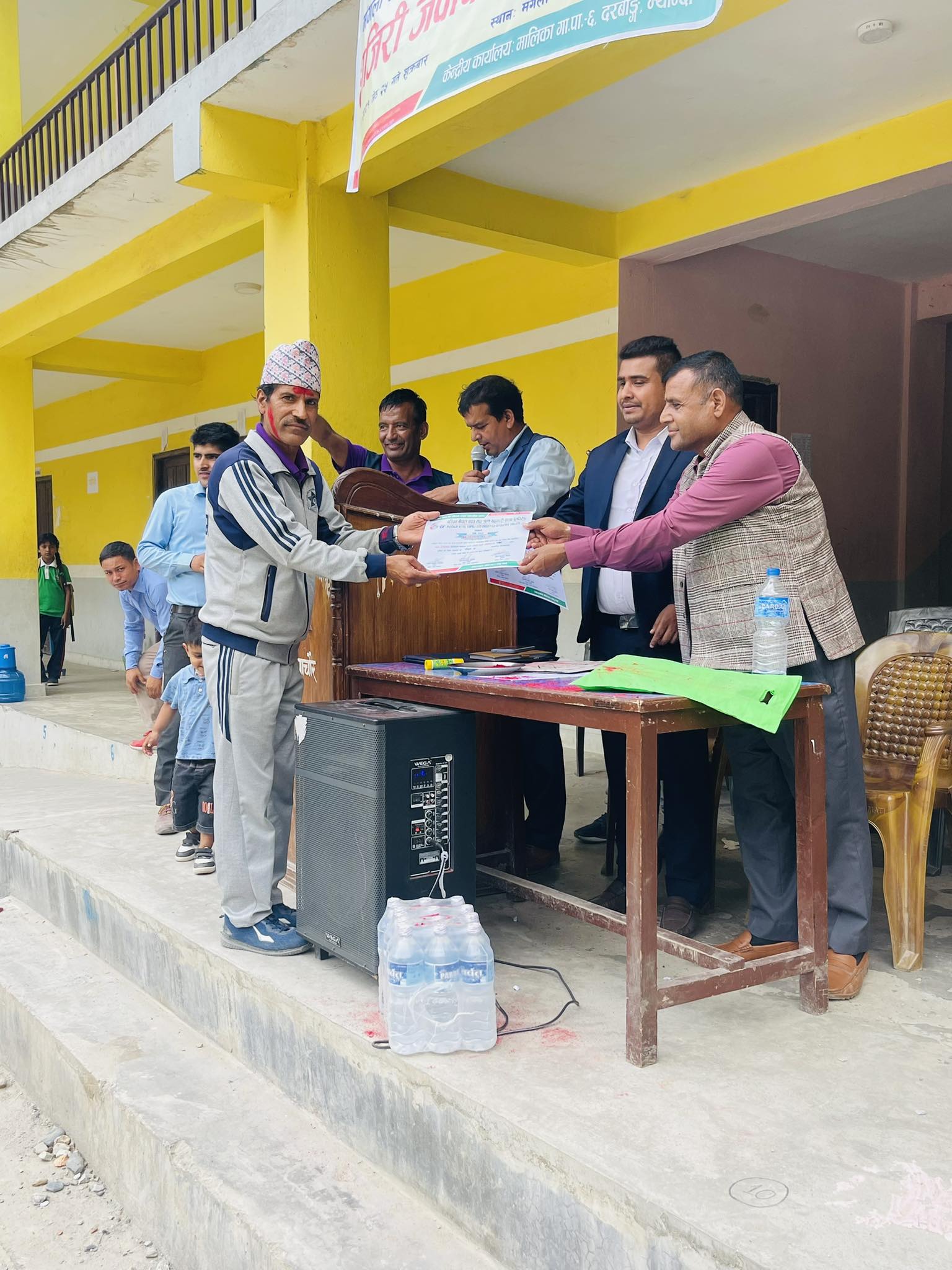 संस्थाद्वारा आयोजित हाजिरी जवाफ  प्रतियोगिता सम्पन्न